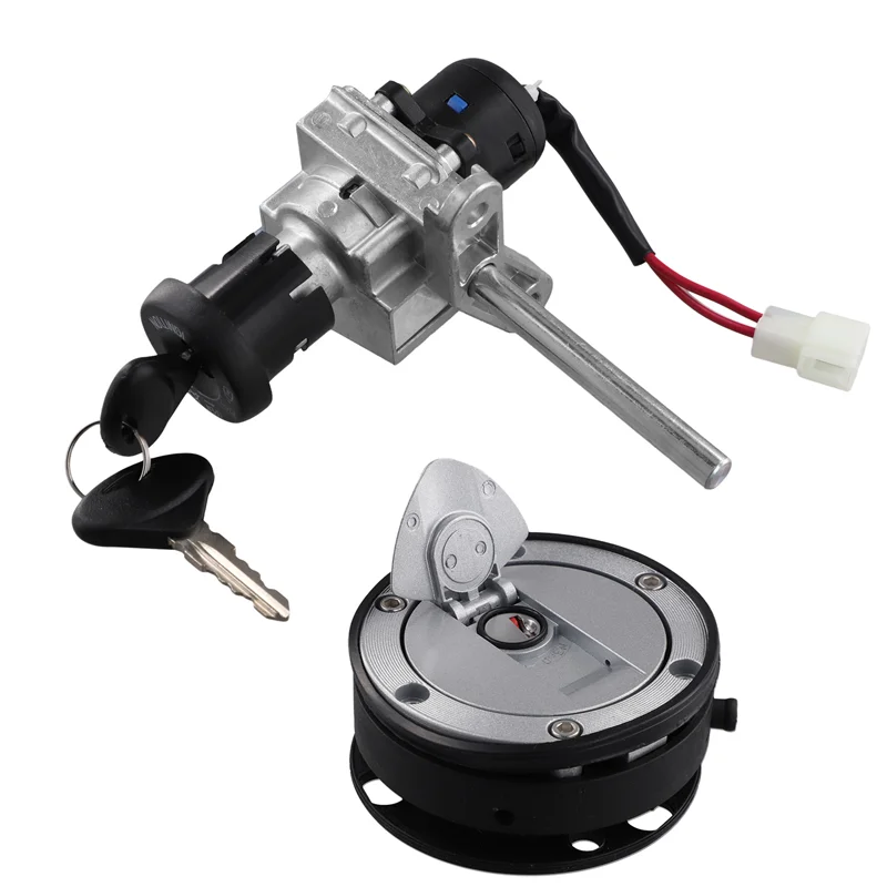 

A33K-Motorcycle Ignition Switch Lock Set Fuel Tank Cap For Benelli Silverblade Silver Blade 250Cc BJ250T-8 Keeway Scooter