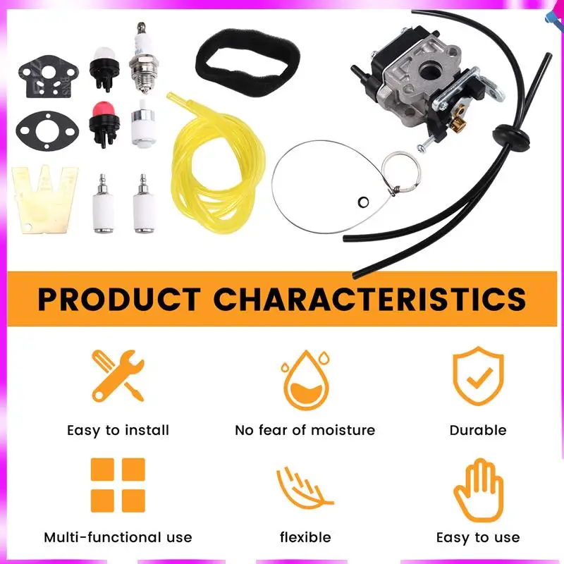 

Комплект карбюратора N96R для CG22EA 21,1 куб.см TCG-22EAB 6696550 WYC-22, аксессуары для газонокосилок