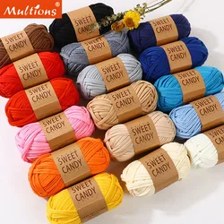 100g Wool Woven Carpet Bag Cushion Hand Woven Bag Simple Knitting Yarn Soft Smooth and Elastic DIY Material Bag