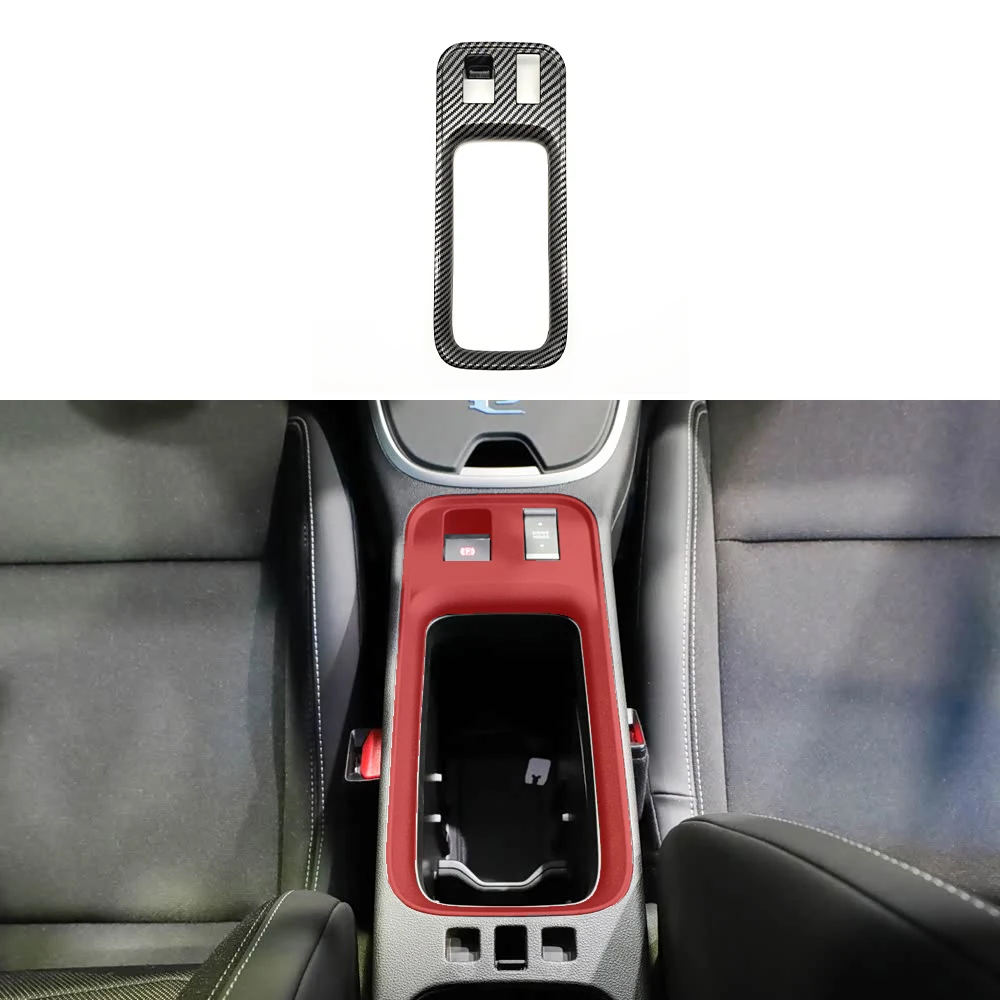 

ABS Carbon Fiber Color Electronic Handbrake Decorative Frame For JEEP Avenger