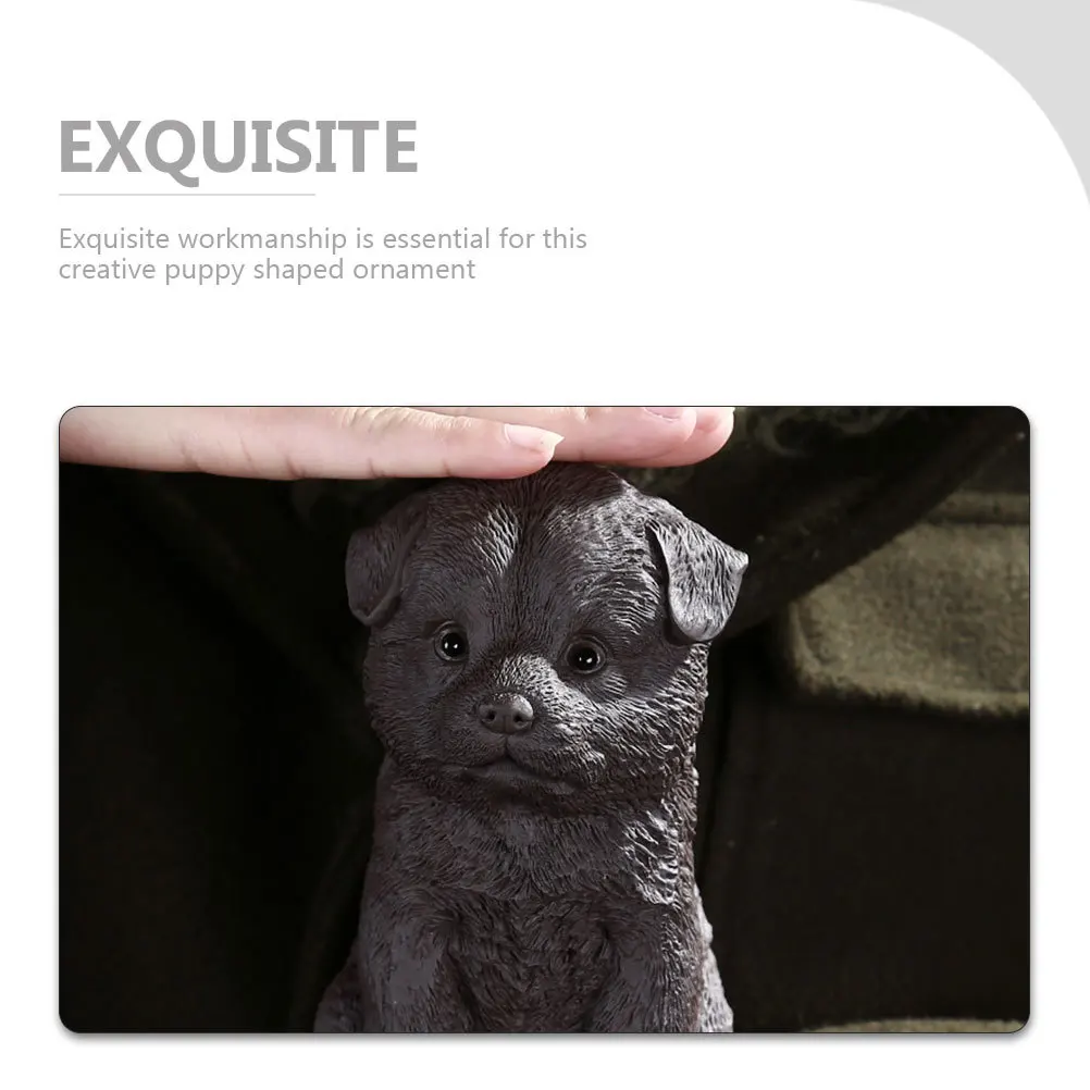 

Purple Sands Tea Pet Ornament Puppy Shape Creative Tearoom Desktop Decor Adornment Gift Tea Pet Adornment