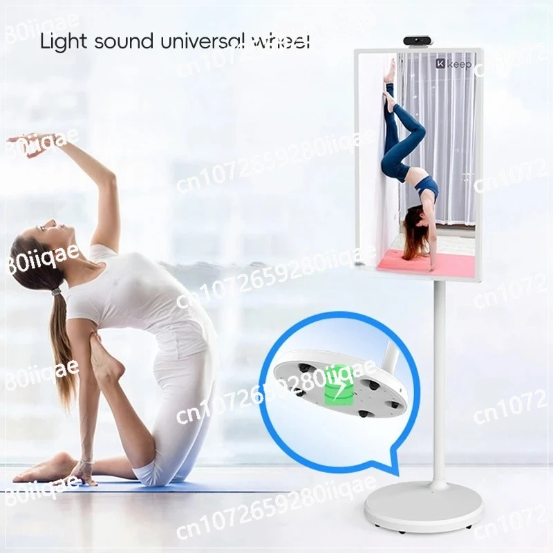 Smart TV For Fitness Wireless Casting External Camera Portable Adjustable Height Interactive Monitor Multi-sized Touch Screen