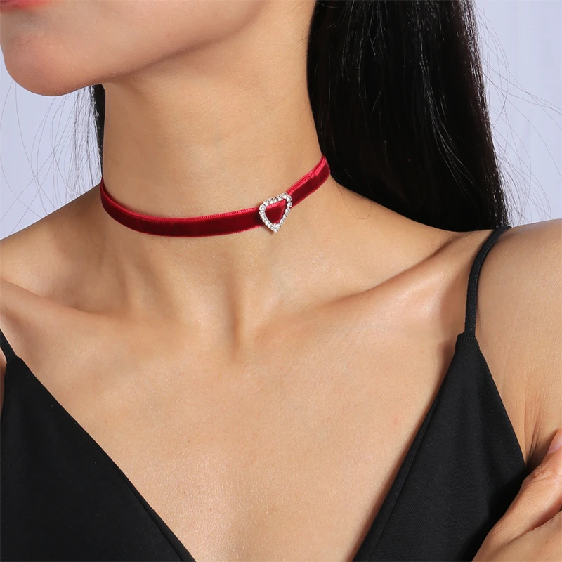 Modische Samtkette für Damen, koreanischer Stil, Schleifen-Choker, Mädchen-Party- und Festivalschmuck, Dekoration – Detail 6