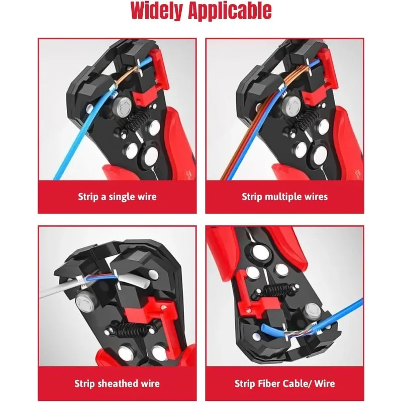 Self Adjusting Multifunctional Wire Stripper 5 In1 Stripping Cutter Crimping Cable Wire Electrician Repair Tools Sturdy Durable