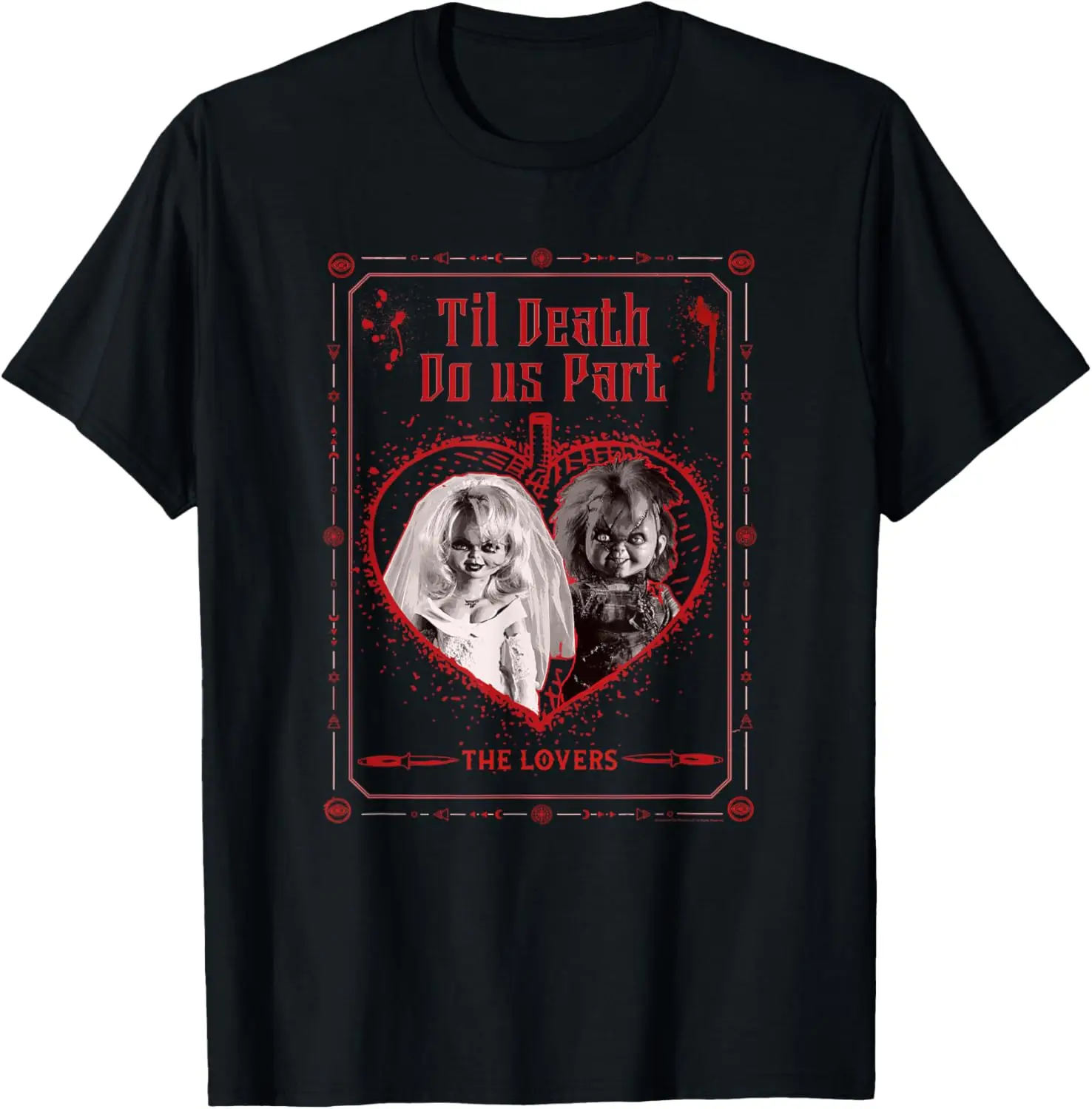 Chucky Valentine's Day Til Death Do Us Part T-Shirt