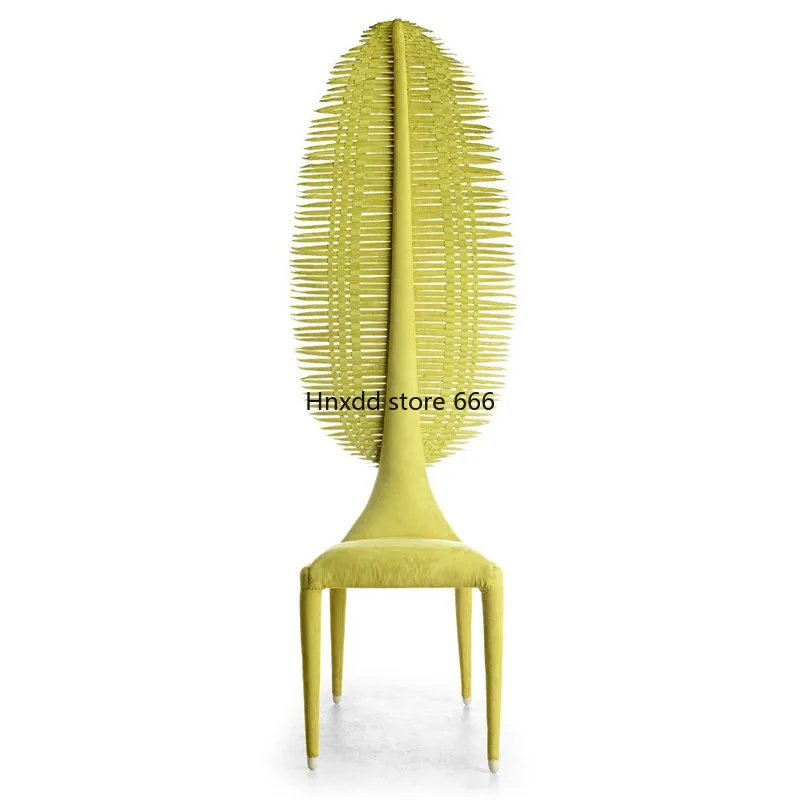 Creative model house plantain leaf leisure high chair