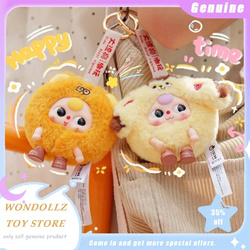 

New Baby Three Tuan Tuan Beast Series Blind Box Kawaii Vinyl Plush Doll Bag Pendant Keychain Trendy Toy Surprise Girls Gift