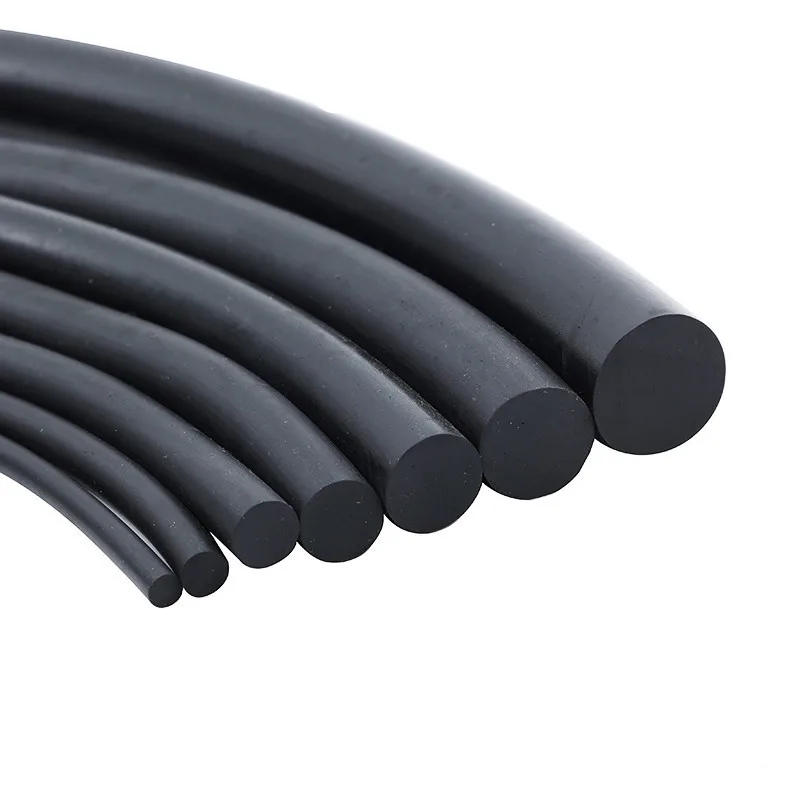 10M Black Silicone Rubber Rod Silicon Cord Silicone Bar