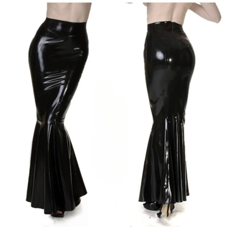 น้ํายางธรรมชาติสตรีชุดยาว Fishtail Hem ขยายรุ่นแน่นเซ็กซี่ที่กําหนดเอง