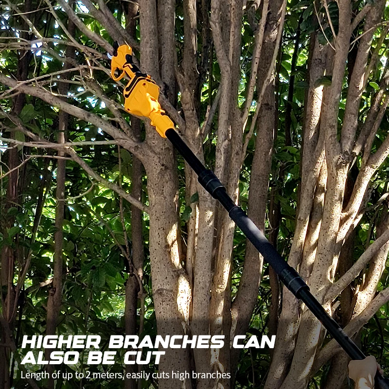 منشار كهربائي بدون فرش 6 بوصة منشار كهربائي تصغير القطب المقلم فرع عالي أداة تشذيب شجرة الحديقة لدبوس بطارية ديوالت 20 فولت #5