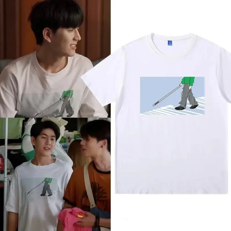 New Thai drama Vice Versa series Last Twilight JimmySea Costume casual loose student short-sleeved t-shirt Boyfriend Fans Gift