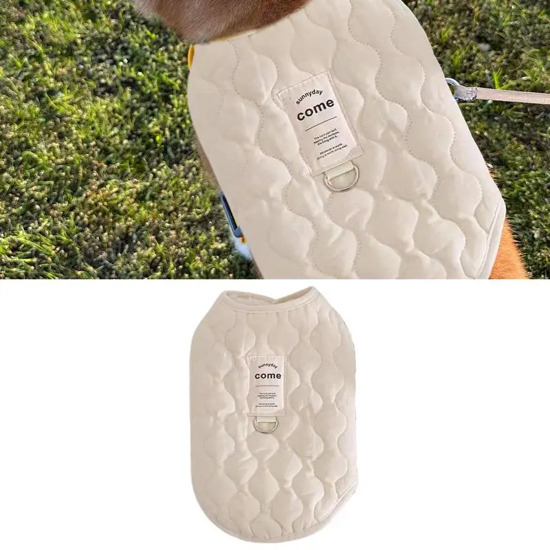 Jaqueta para cachorro, colete quente de pelúcia para inverno, à prova de vento, roupas para animais de estimação, acessórios de inverno para cães de raça pequena, média e grande