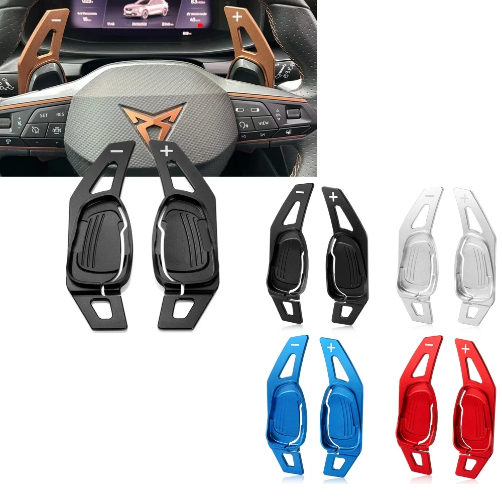 

Пелюстки переключения передач для Cupra Formentor 2019 Cupra Ateca Leon e-Hybrid 2020 2021 2022, автомобильный руль DSG, аксессуары для удлинения передач