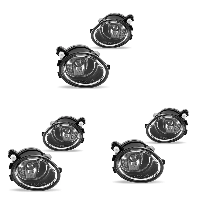 

6X Fog Lights Assembly For E46 M3 2002-2006 Front Bumper Fog Lamp For E39 M5 2001-2003 63177894017 63177894018