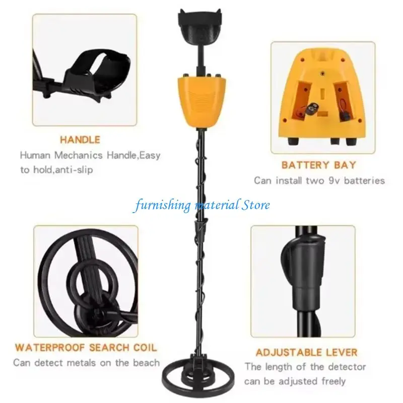 Y5GD Handheld Search Tool with 2 x 9V Battery Operation and Meter