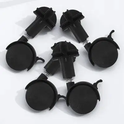 4 قطع من عجلات عربة الأطفال، متينة وناعمة، سهلة التركيب، تصميم هادئ، عجلات بديلة لطاولة كرسي المكتب والأثاث