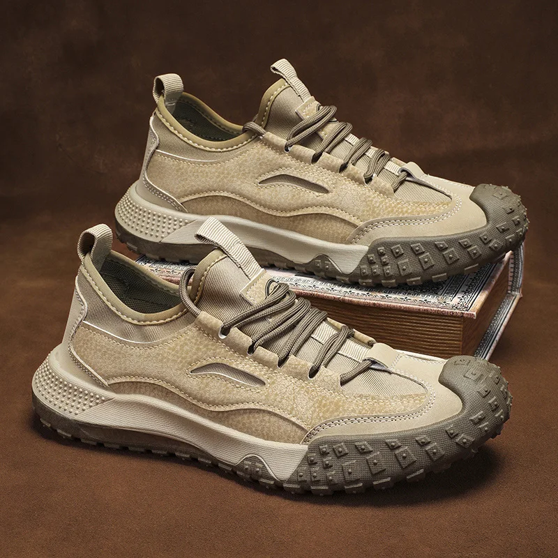 

Летняя дышащая сетчатая дышащая мужская походная обувь, уличные мужские кроссовки, обувь для скалолазания, мужская спортивная нескользящая обувь