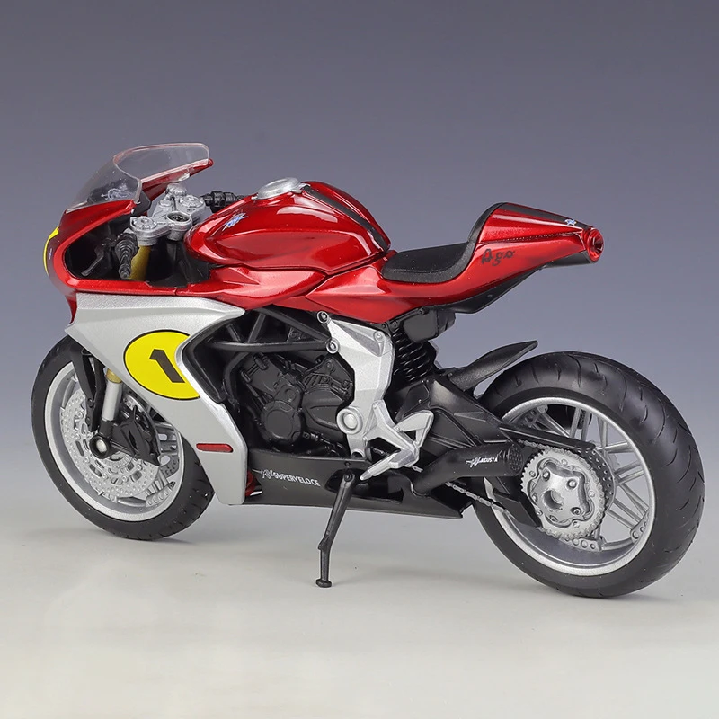 Welly 1:12 2022 MV Agusta Superveloce Ago modelli di moto modello in lega Motor Bike giocattolo da corsa in miniatura per collezione regalo