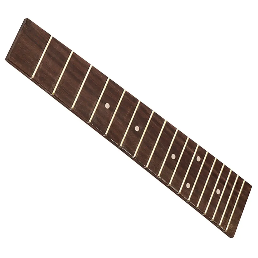 

Ukulele Fingerboard 23 Inch Solid Rosewood Replacement Fretboard Durable Warm Sound Ukulele Accessory Wood Fretboard