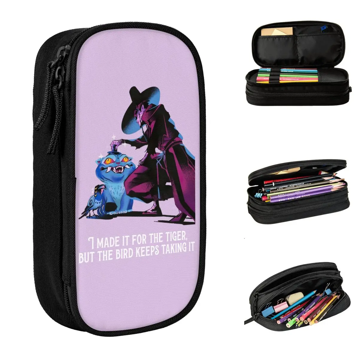 

Пенал JINU Saja Boys Kpop Demon Hunters I Made It for the Tiger But the Bird Keeps Taking It для девочек, школьные пеналы