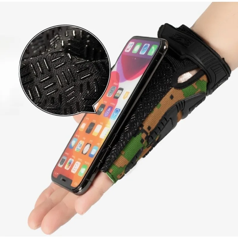 

Перчатки с полупальцами, мужские нескользящие и износостойкие спортивные перчатки для свободных тренировок, перчатки для скалолазания и верховой езды на открытом воздухе