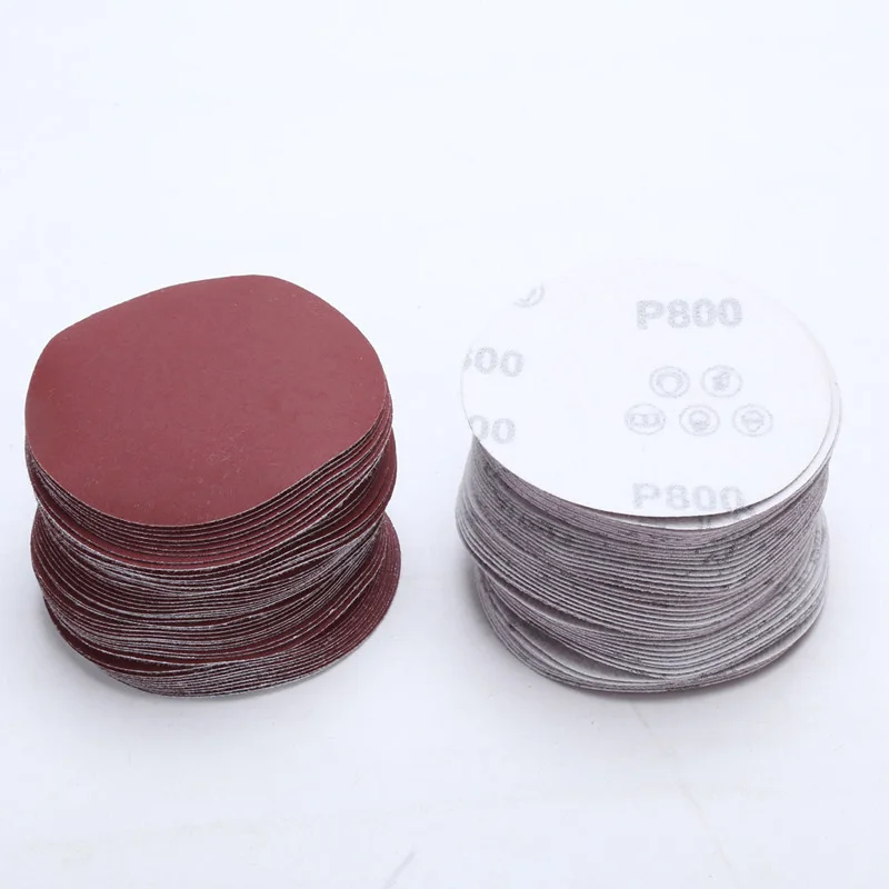 20pcs 4inch/100mm 40-2000Grit 라운드 연마 샌딩 패드 드릴 그라인더 연마 도구 액세서리 용 특수 사포 디스크