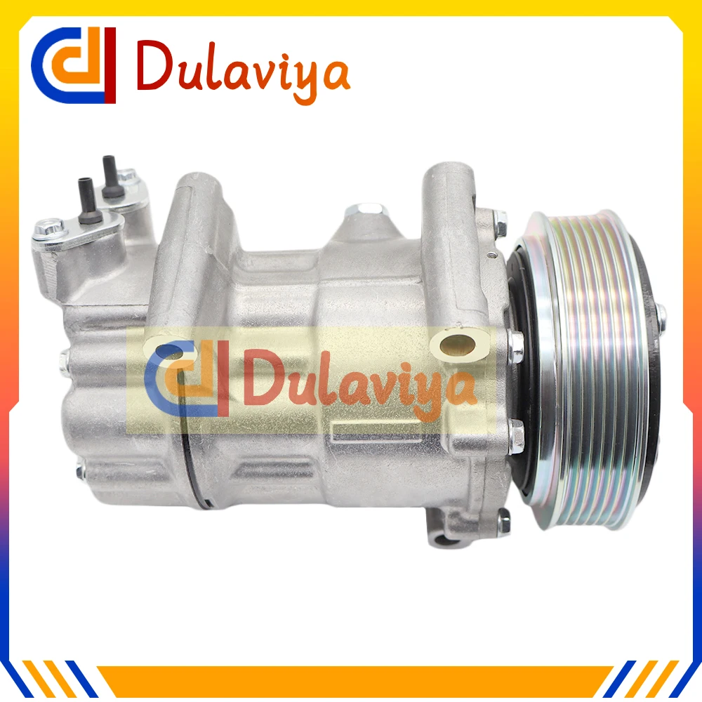 

9678656080 Автоматический компрессор переменного тока SD6C12 для Citroen C3 (SC) 1,6 Diesel HDi PEUGEOT 207 307 1671553680 1607424980 9671216280 6453QJ