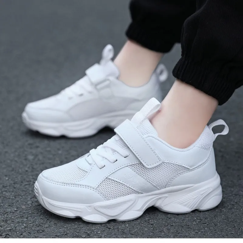 

Children Shoes Kids Casual Sneakers Black Pu Leather Sports Shoes for Boy Girls White Shoes School Running Tennis Sneaker summer