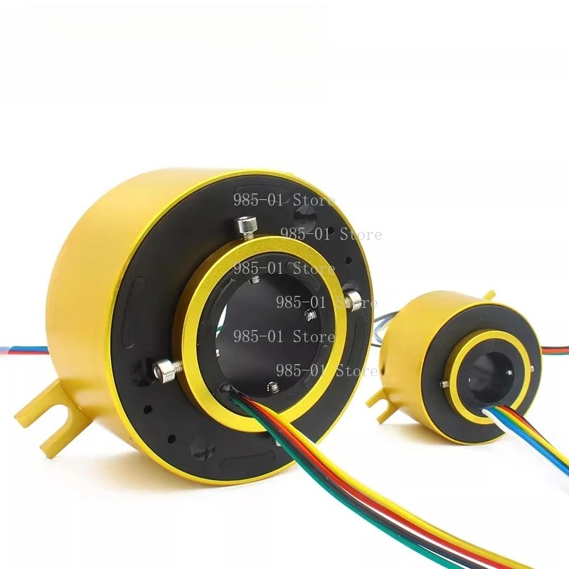 

Slip Ring Through Hole Conductive Slip Ring Hollow Collector Inner Diameter 246812 Road Rotary Joint