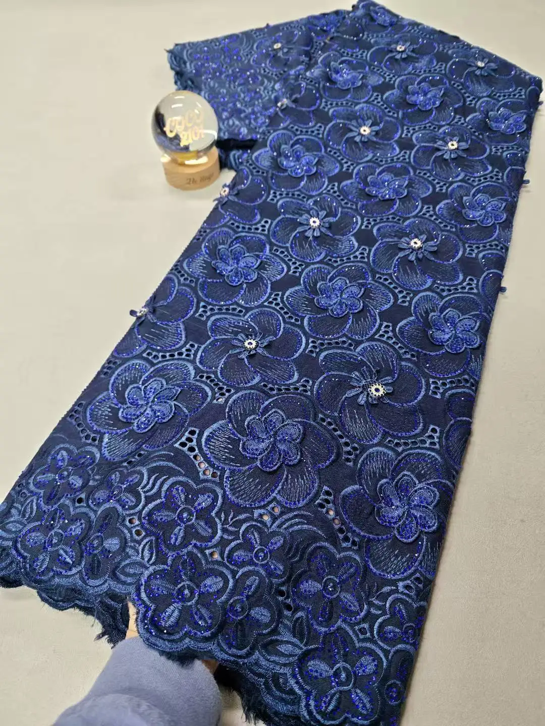 

2025 Африканские нигерийские блестки для свадебного платья, шифоновый тюль, кружевная ткань, высокое качество, вечерние гипюры, шитье хлопка XL156, 5 ярдов