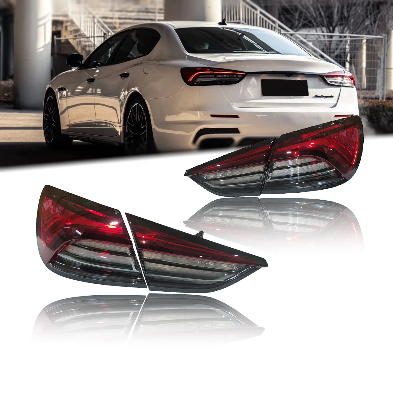 

LED Taillight Suitable for Maserati Quattroporte 2014-2022 Upgrade New Trofeo Version Plug and Play