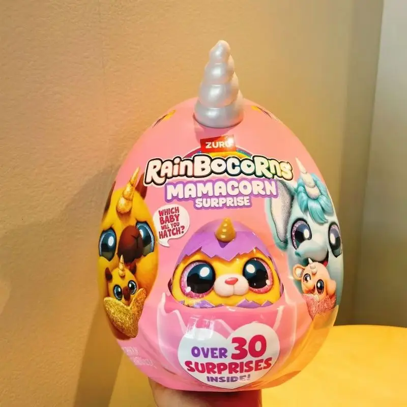 Zuru Rainbocorns Bunnycorn Mamacorn Uovo Sorpresa Scatola Misteriosa Oltre 30 Sorprese Peluche Carino Giocattoli per Bambini Regalo per Ragazzi
