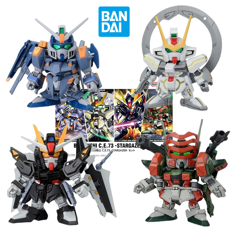 

Набор фигурок Badnai SD BB CE73 Stargazer Set Blu Duel Gundam Stargazer Gundam GAT-X103 Buster Gundam Strike Noir