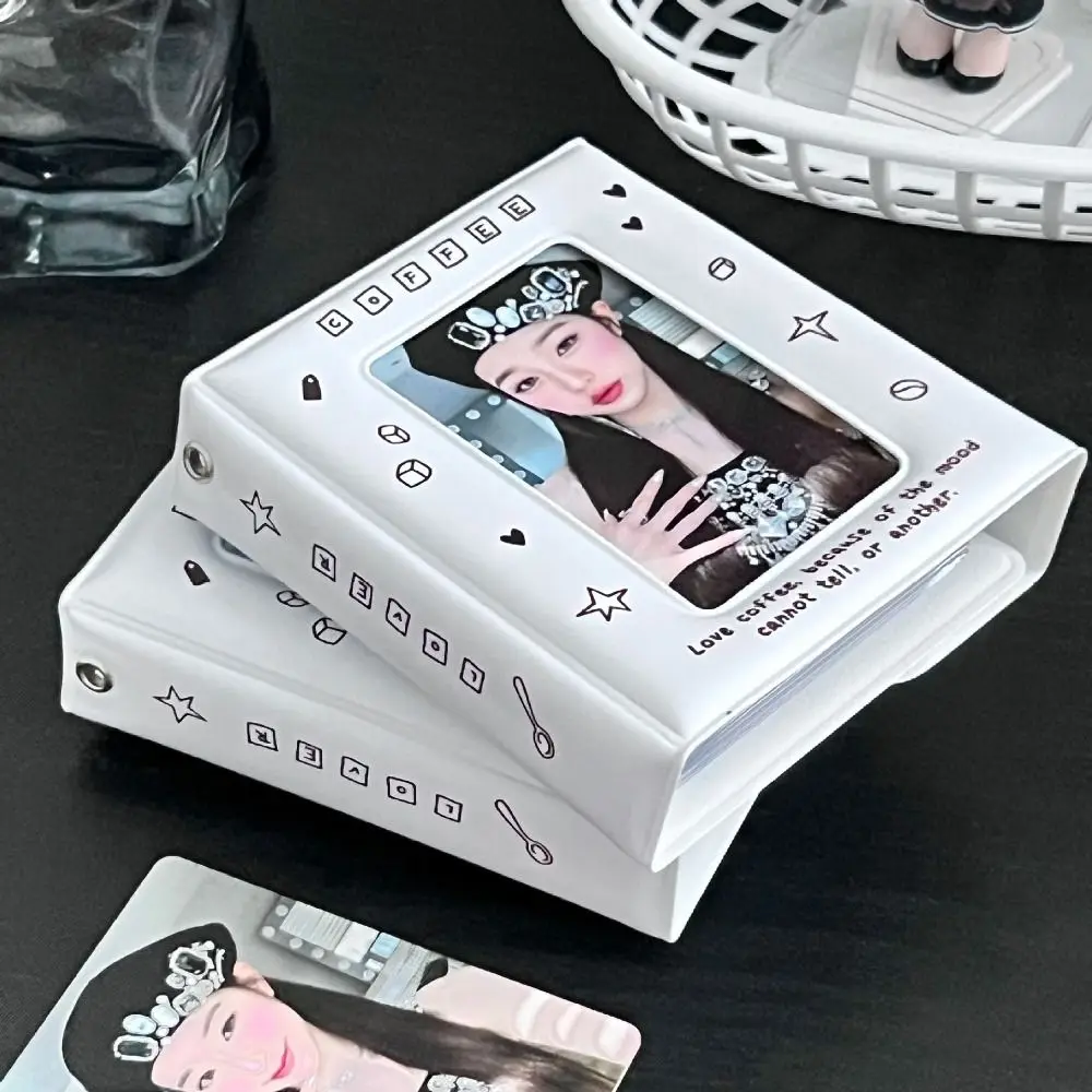 High Quality PVC Photo Album Creative Portable Envelope Card Bag 3 Inch School Stationery Card Package