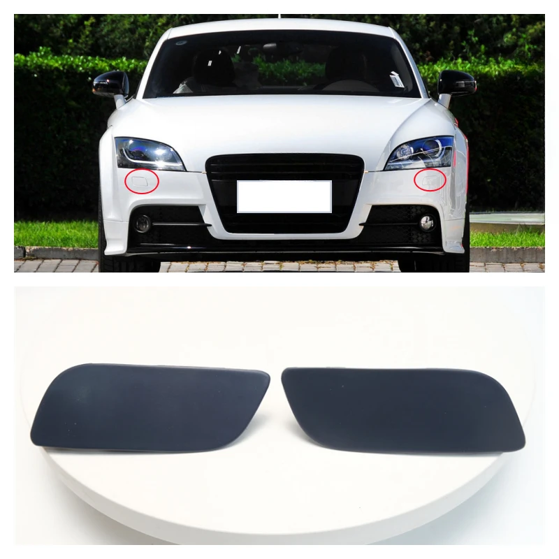 

Front Bumper Spray Cover Bumper Cover Headlight Cleaning Cap Left Right for Audi TT TTS 2011 2012 2013 2014