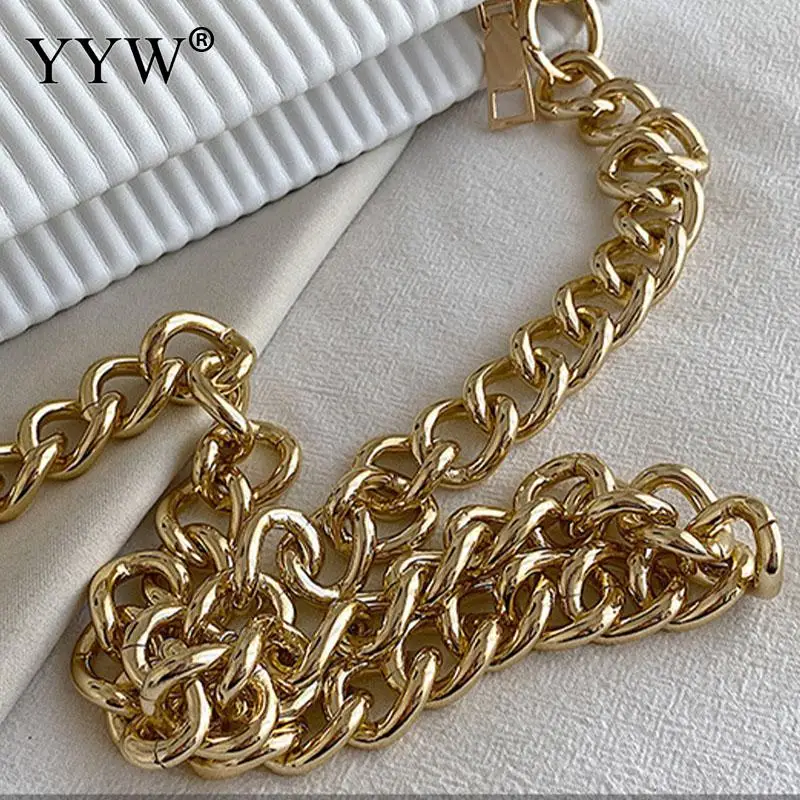 Fashion Soft PU Leather Female Handbag Bright Color Stripe Printing Zipper Single Shoulder Bag with Metal Chain Messenger Bag