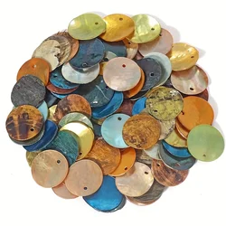 12/36/72pcs Boho-Chic MixedColorScallop Shells Bead For DIY Craft ,Beach Vacations, Weddings, Birthdays,  Valentine's Gifts