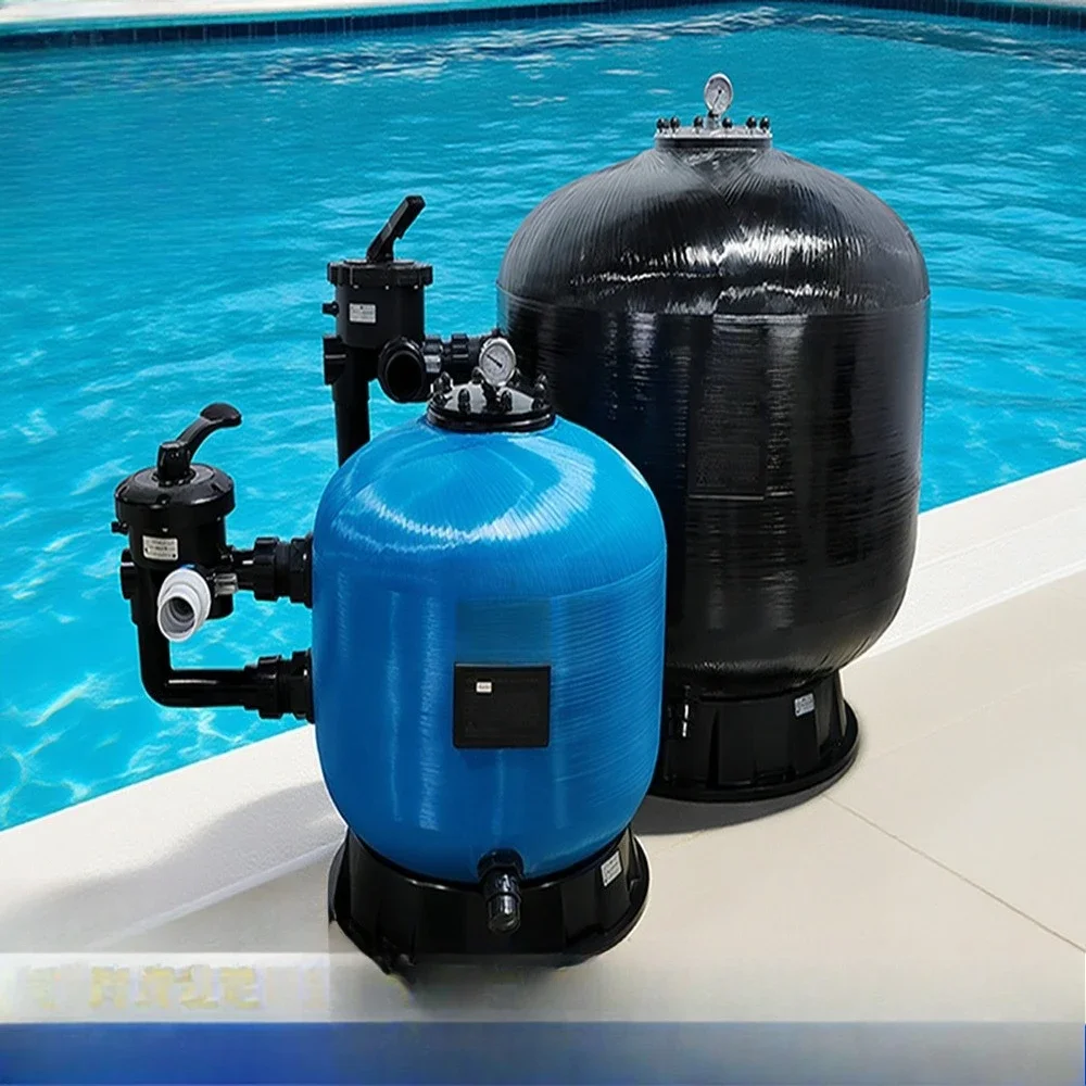 Swimming pool sand tank filter side out glass fiber sand tank small hot spring pool water quality