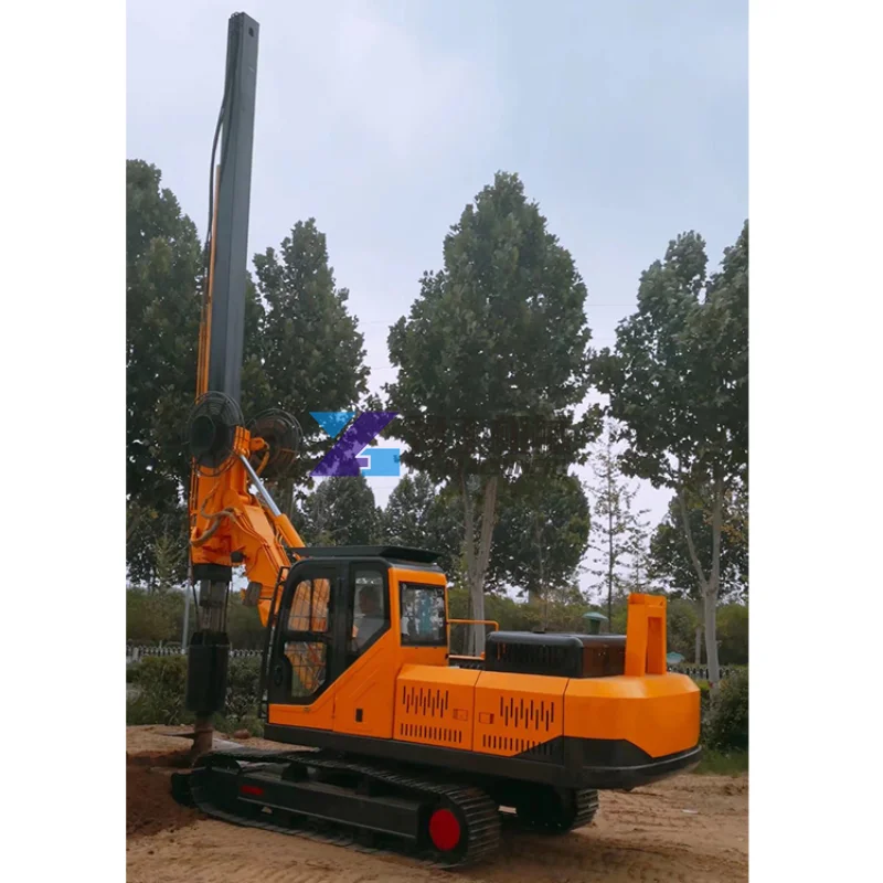 20M Depth Overall Transport Full Rotary Piling Rig /hydraulic Drilling Rig Price