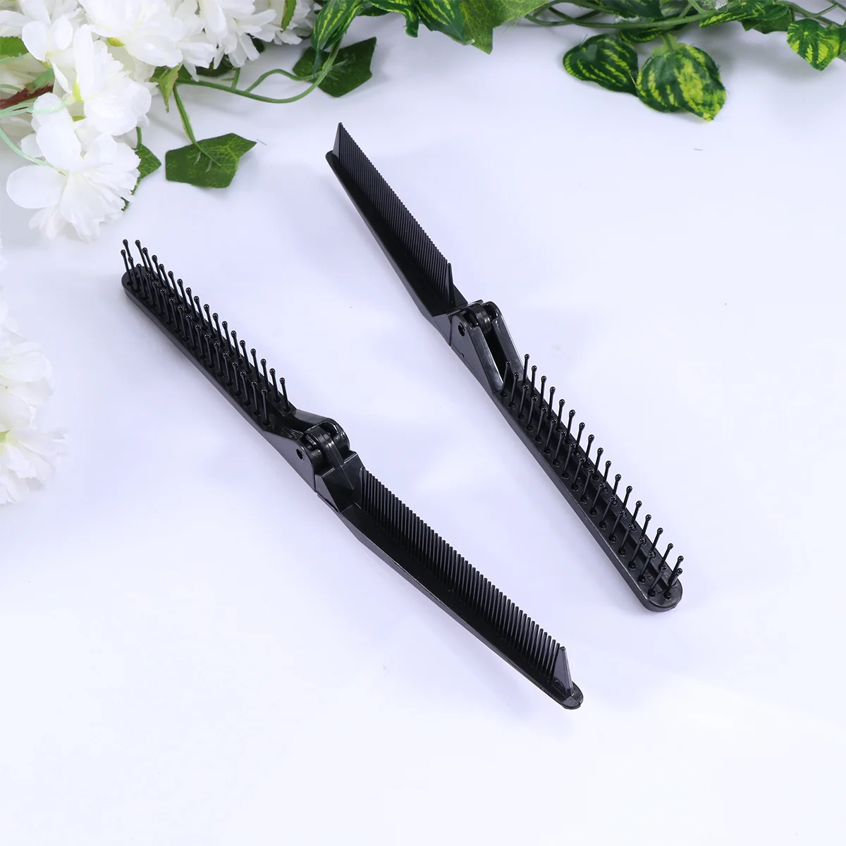 

5 Pcs Anti-static Comb for Straightening Hair Portable Travel Folding Brush Size Foldable