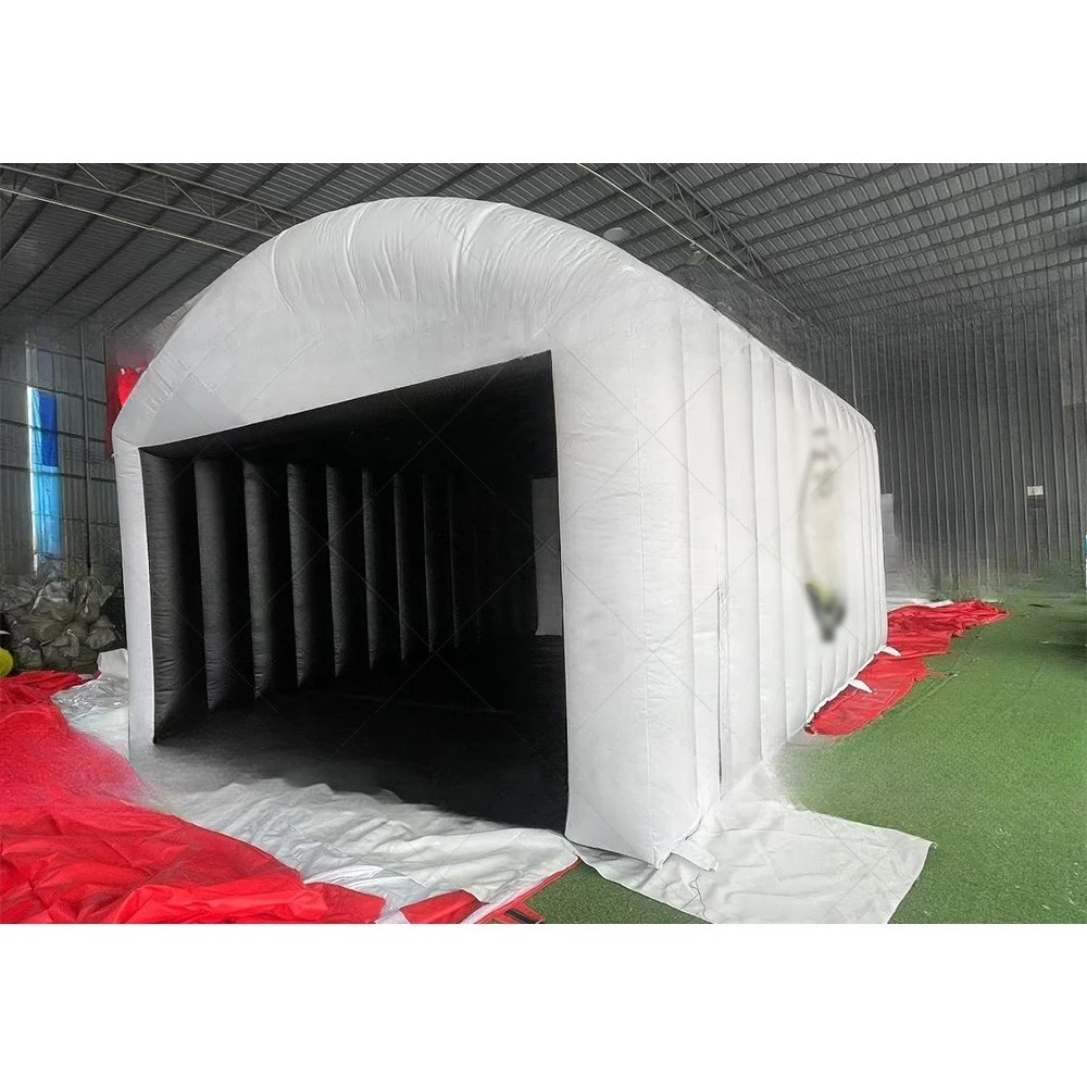 Outdoor golf emulator projection entertainment inflatable golf batting cage