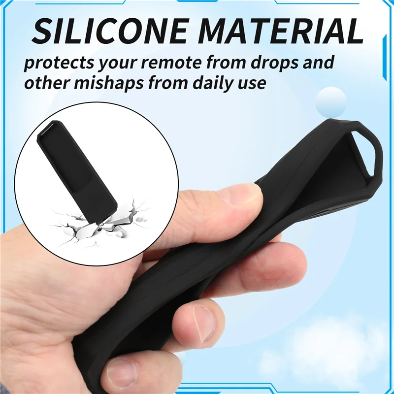 B86B-حافظة حماية عن بعد من السيليكون لـ -TV 4K Remote 2021 حافظة ناعمة مضادة للانزلاق ومضادة للصدمات لجهاز التحكم عن بعد #6