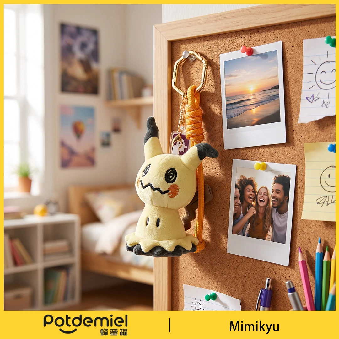 Potdemiel Pokemon Mimikyu Plush Keychain Mysterious Whimsical Cartoon Ornament Gift For Kids Teens Daily Backpack Handbag Decor view 6