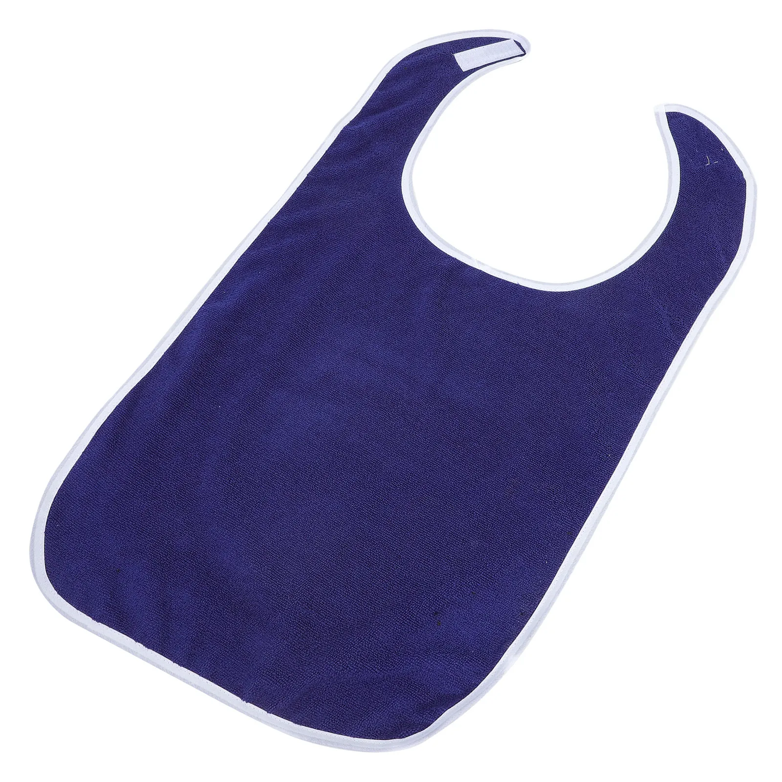Waterproof Washable Adult Bib Polyester Dining Bib for Elderly Seniors Disabled Patients Clothes Protection Convenient Foldable