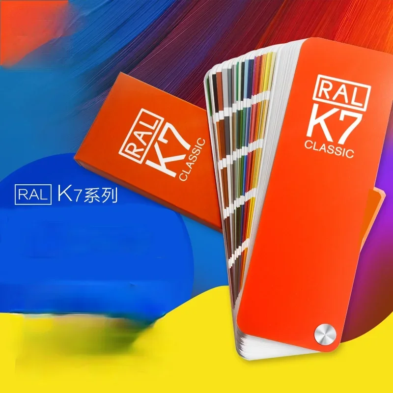 RAL K7 international standard color card raul - paint coatings  