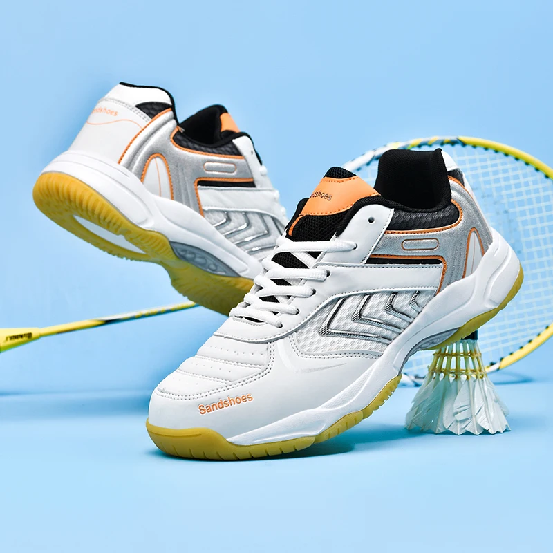 

2023 Hot Selling Professional Badminton Shoes for Men and Women 36-44 Couple Tennis Shoes Light Table Tennis Shoes