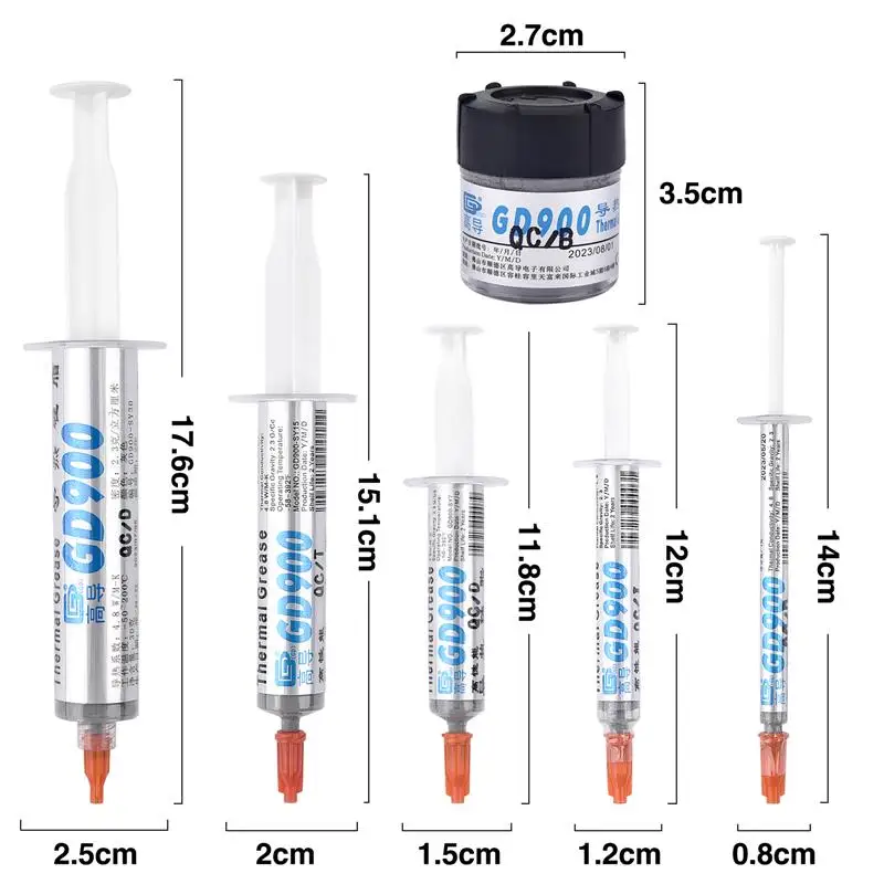 Thermal conductive Grease Paste Silicone Plaster Heat Sink Compound For Cpu Computer GD900 Heat-dissipating Silicone Paste