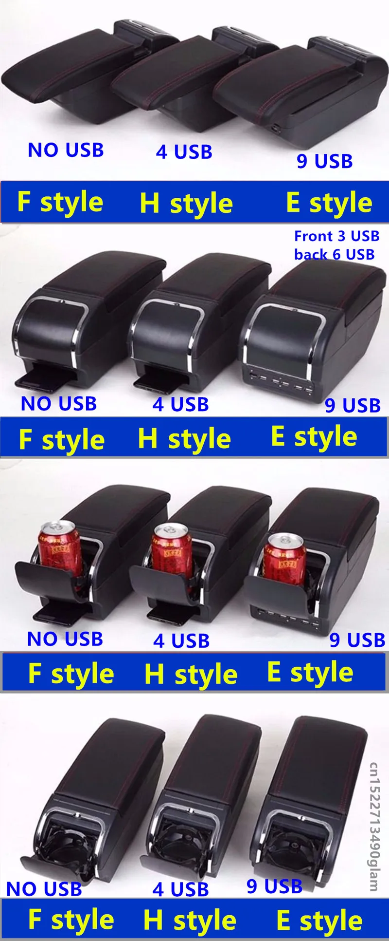 Für Hyundai Accent Armlehnenbox für Hyundai Accent Verna Auto-Armlehnenbox Mittelkonsole Aufbewahrungsbox Spezielles Nachrüst-Zubehör – Detail 12