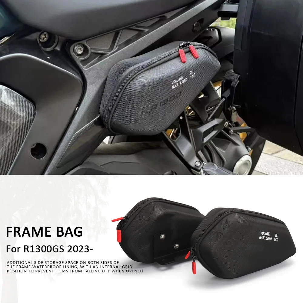 

Storage Package Bags Waterproof 2L Bag Motorcycle Frame Bag For BMW R 1300 GS R1300GS GS1300 R 1300GS 2023 2024 2025