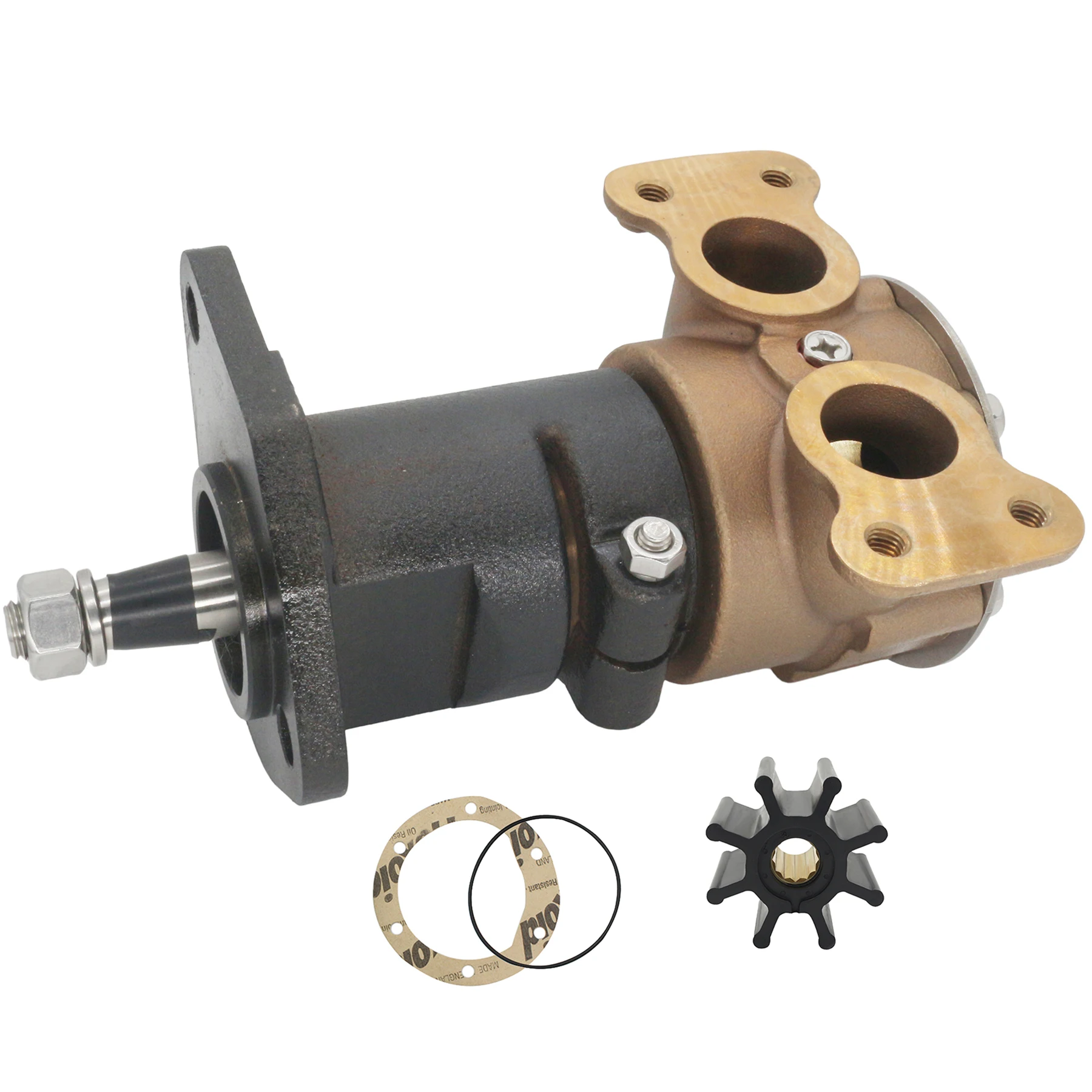 3838288 Sea Water Pump with Impeller Kit Fits for Volvo Penta Marine Pumps D5A-A T/TA D7A-A T/TA D7C-A TA D7A-B TA D7C-B TA